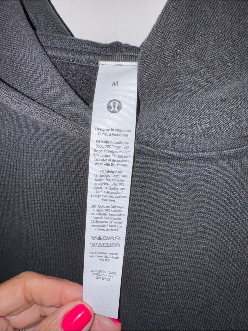 Lululemon Steady State SuperLoft Hoodie
Wider Cuff - Picture 3 of 6